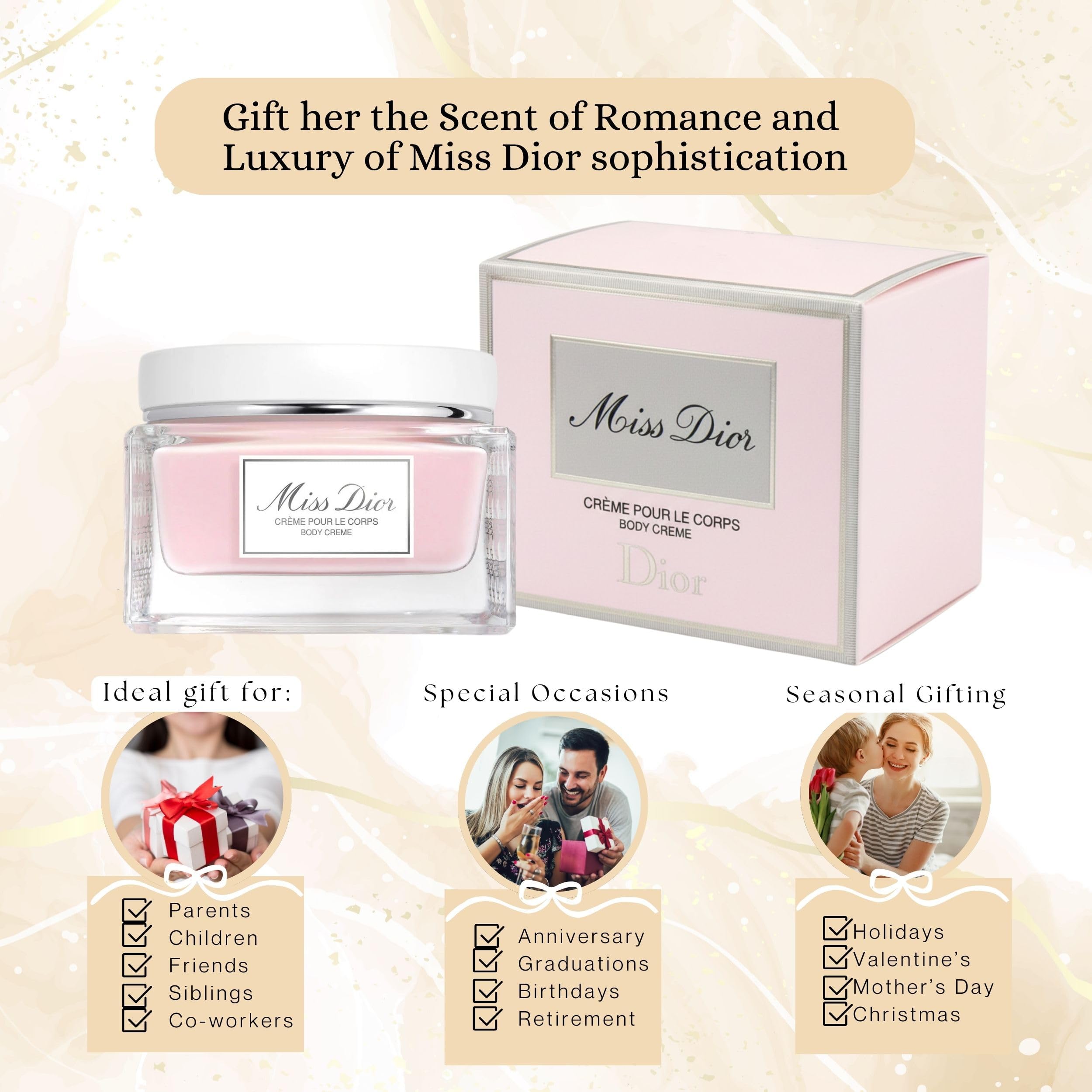 Miss Dior Fresh Body Creme - Hidratante Corporal 150ml | Amazon.com.br